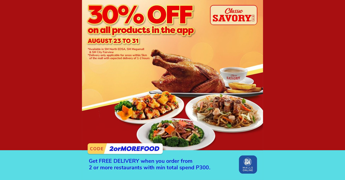 Classic Savory Off Via Sm Malls Online App Manila On Sale