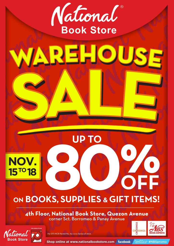 National Bookstore Warehouse Sale November 2012 Manila On Sale