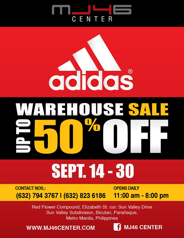MJ46 Center Adidas Warehouse Sale September 2013 | Manila On Sale