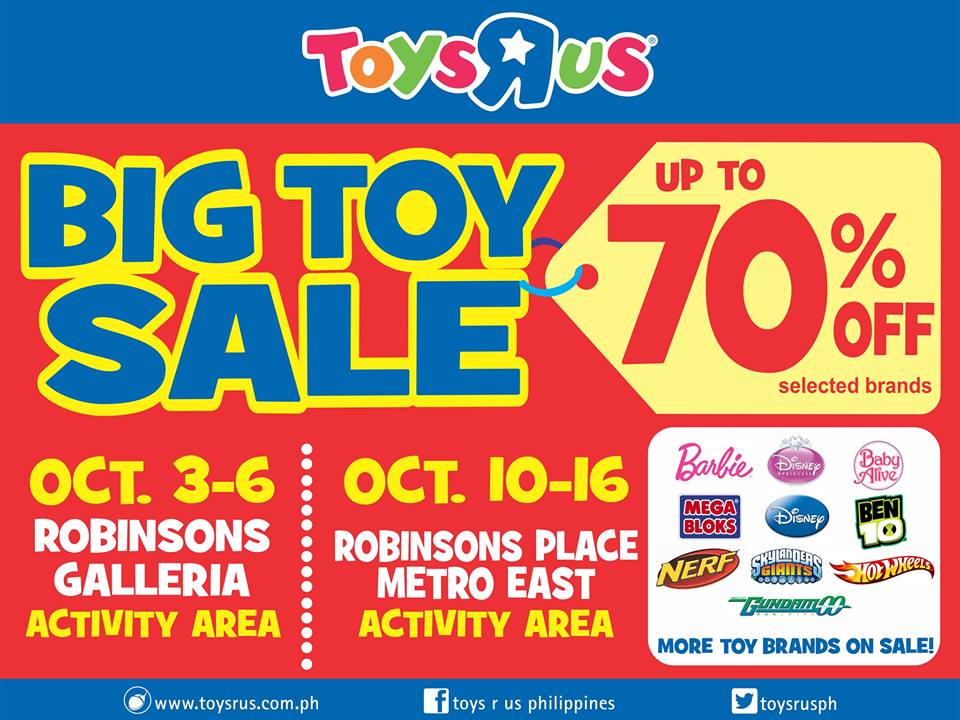 Toys R Us Big Toy Sale October 2013 | Manila On Sale
