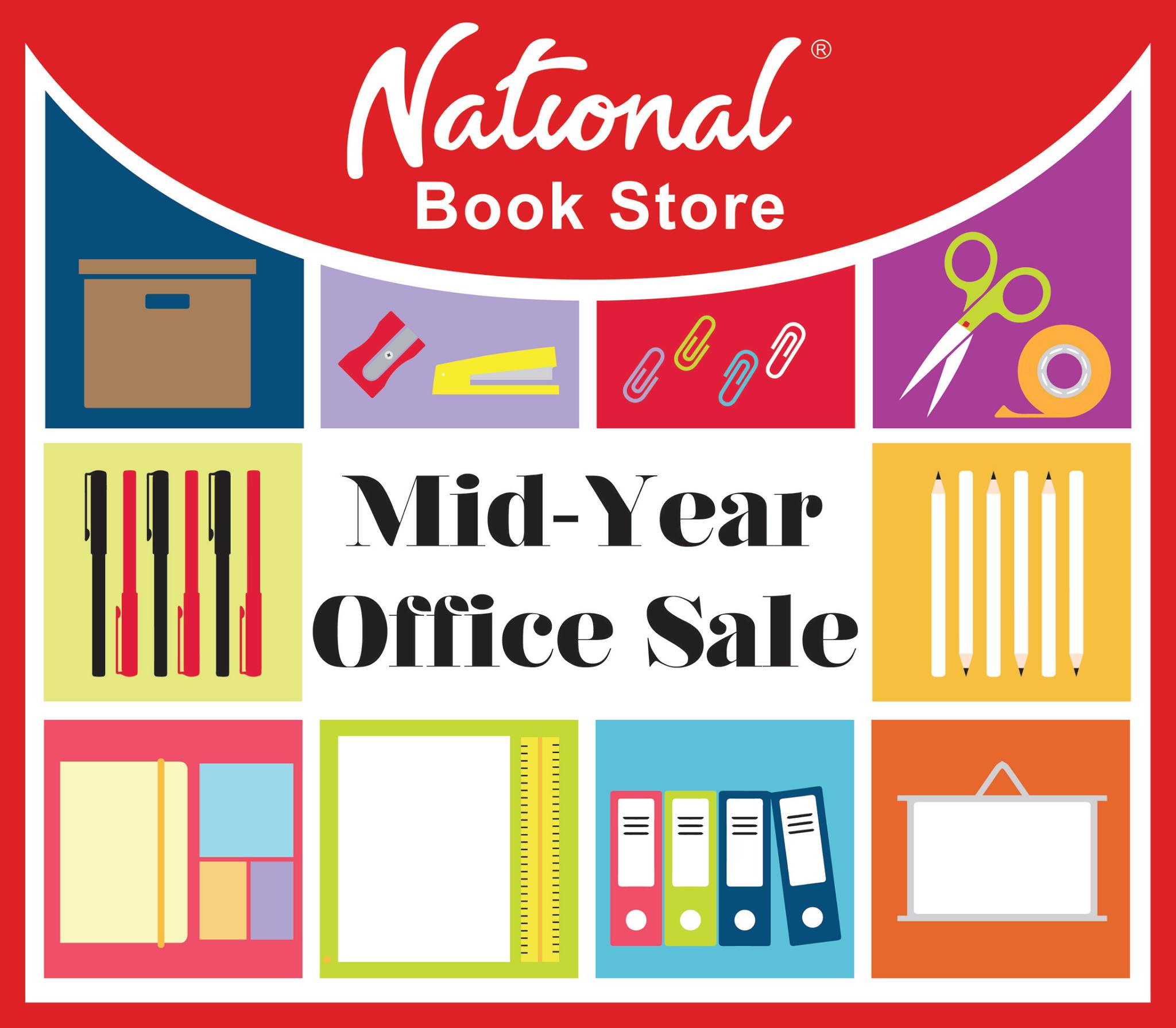 National Book Store Mid Year Office Sale August 2015 Manila On Sale