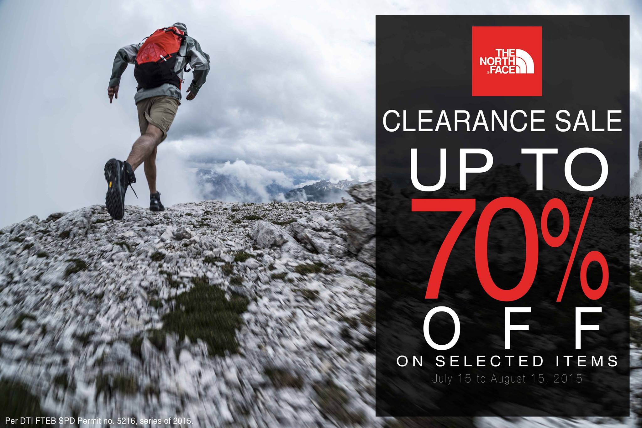the north face clearance sale