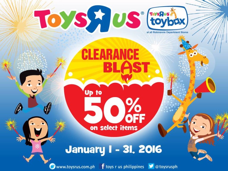 Toys R Us Philippines Manila On Sale   Toys R Us Clearance Blase Poster 2016 768x576 