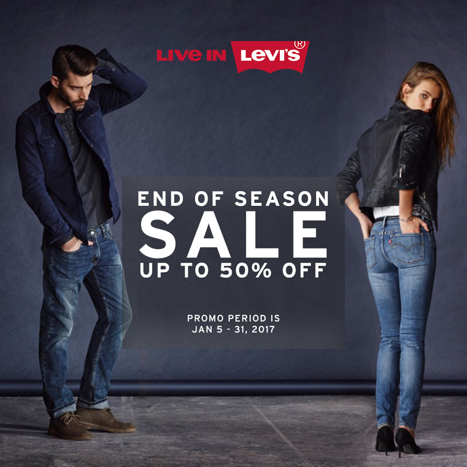 Levi’s End of Season Sale: January 10-31, 2017 | Manila On Sale