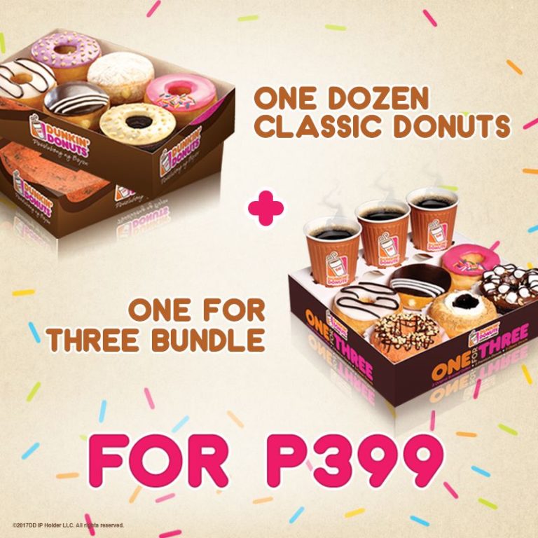 One Day Only Dunkin’ Donuts Big Deal Day Manila On Sale