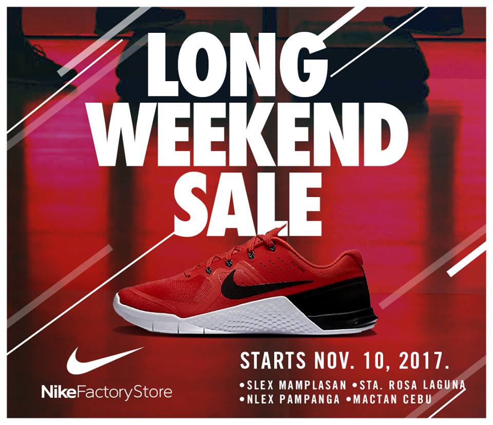 Nike Factory Store Long Weekend Sale 