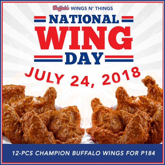 Buffalo's Wings n Things National Wing Day Manila On Sale