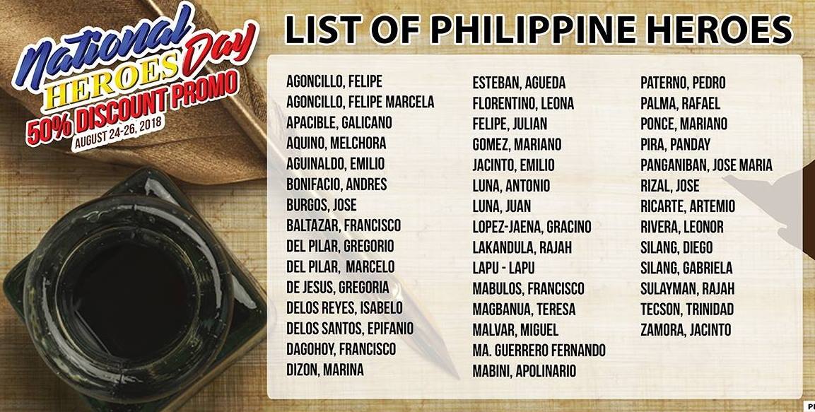 List Of Philippine Heroes - IMAGESEE
