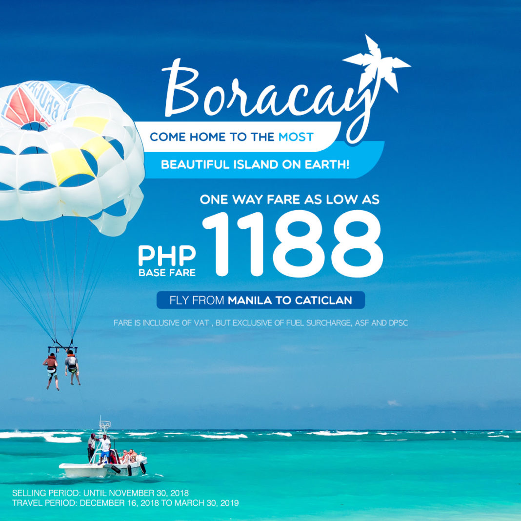 Skyjet Boracay Seats on Sale - November 2018 | Manila On Sale