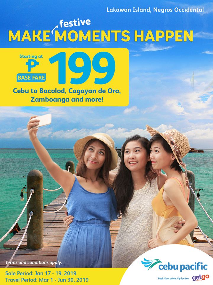 Cebu Pacific Seat Sale January 2019 | Manila On Sale