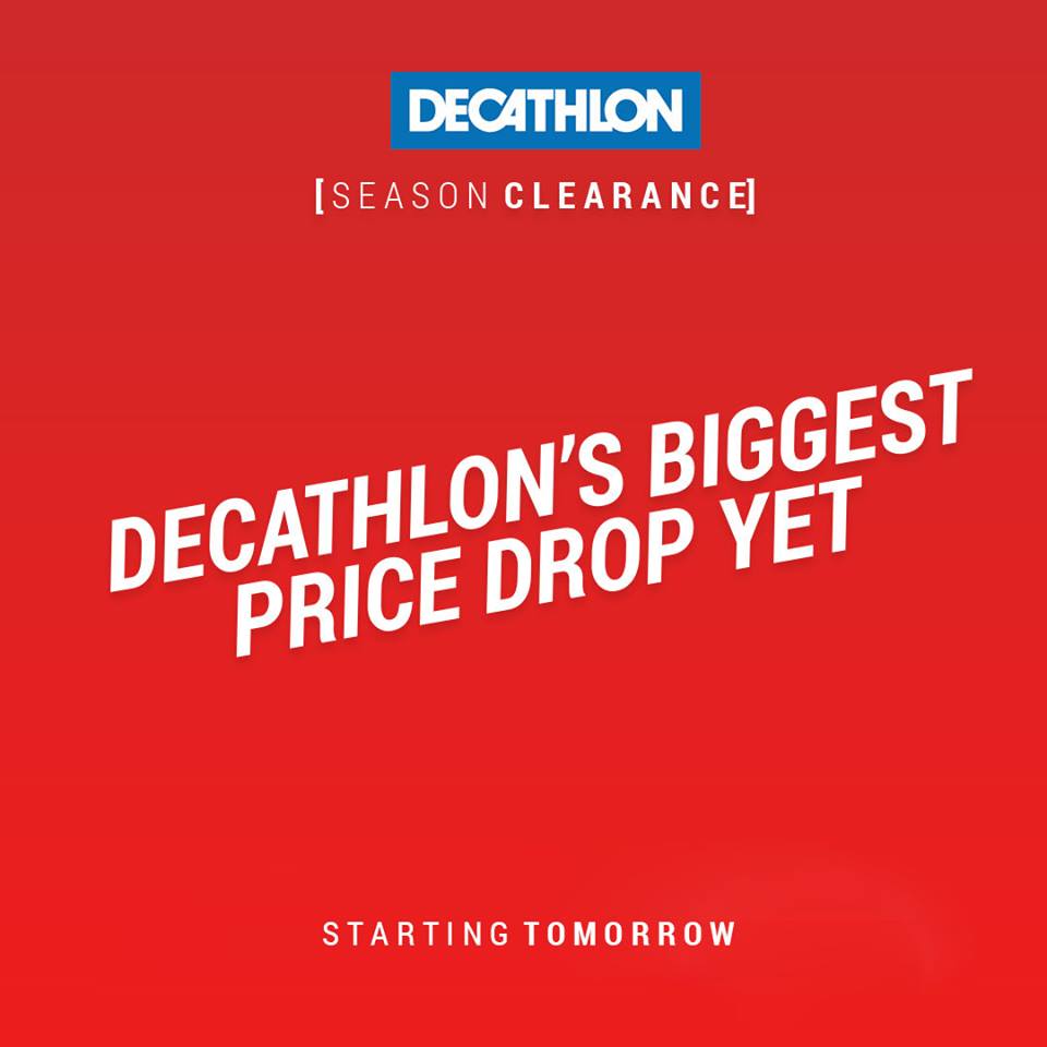 decathlon clearance sale dates