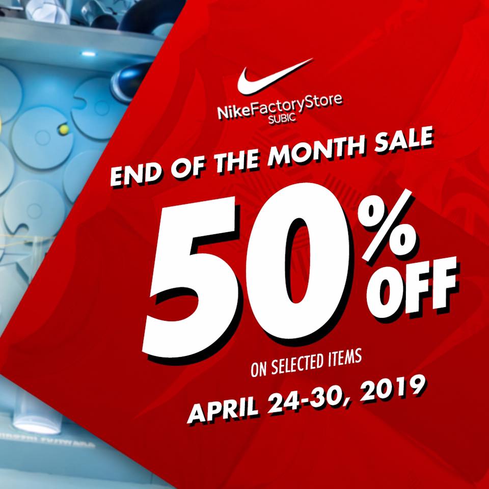 Nike Factory Store End of Month Sale April 2019 | Manila On Sale