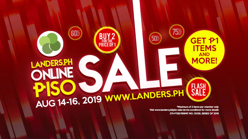 Landers Online Piso Sale August 2019 | Manila On Sale