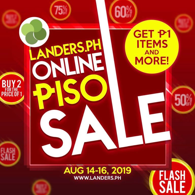 Landers Online Piso Sale August 2019 | Manila On Sale