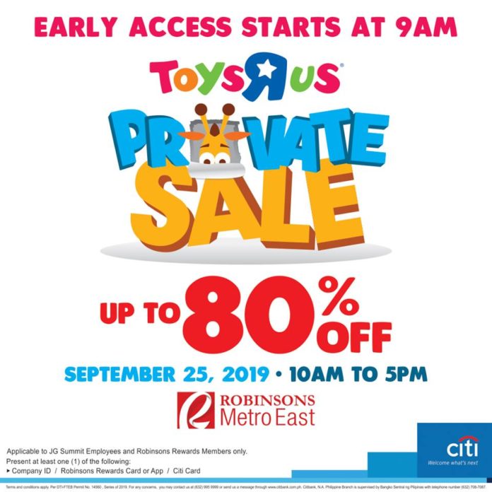 Toys R Us Private Sale In Robinsons Metro East Manila On Sale   Toys R Us Philippines 2019 Private Sale 696x696 