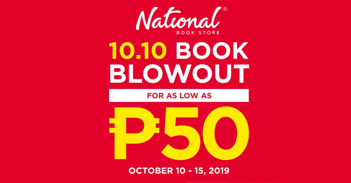 National Bookstore 10/10 Book Blowout Oct 2019 Manila On Sale