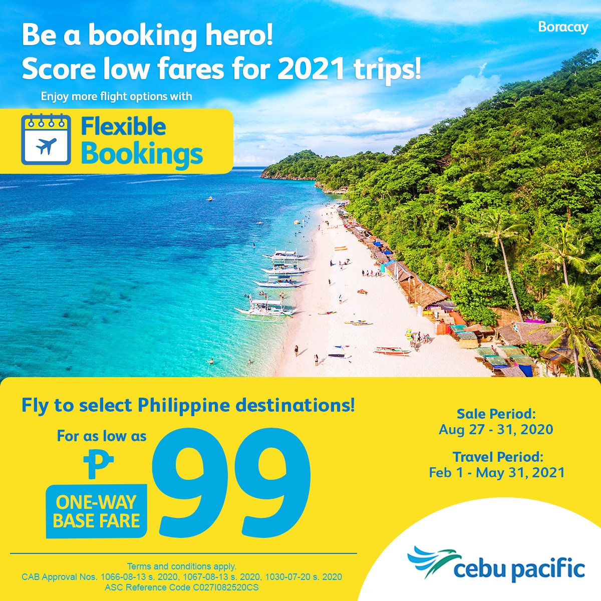 Cebu Pacific National Heroes Day Seat Sale | Manila On Sale