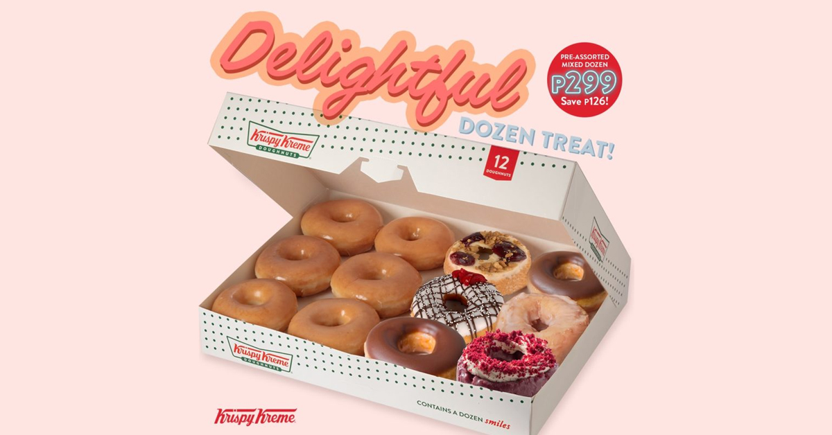 Krispy Kreme Delightful Dozen Treat Promo | Manila On Sale