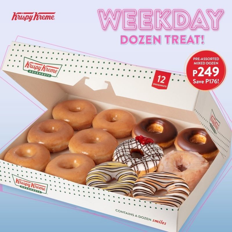 Krispy Kreme Weekday Dozen Treat | Manila On Sale