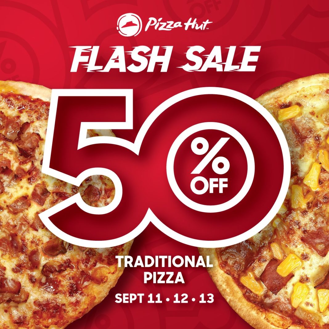 Pizza Hut 50 OFF Flash Sale September Promo Manila On Sale