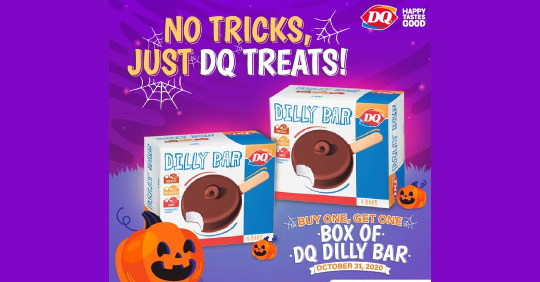 Dairy Queen BUY 1 GET 1 Dilly Bar Halloween Treat