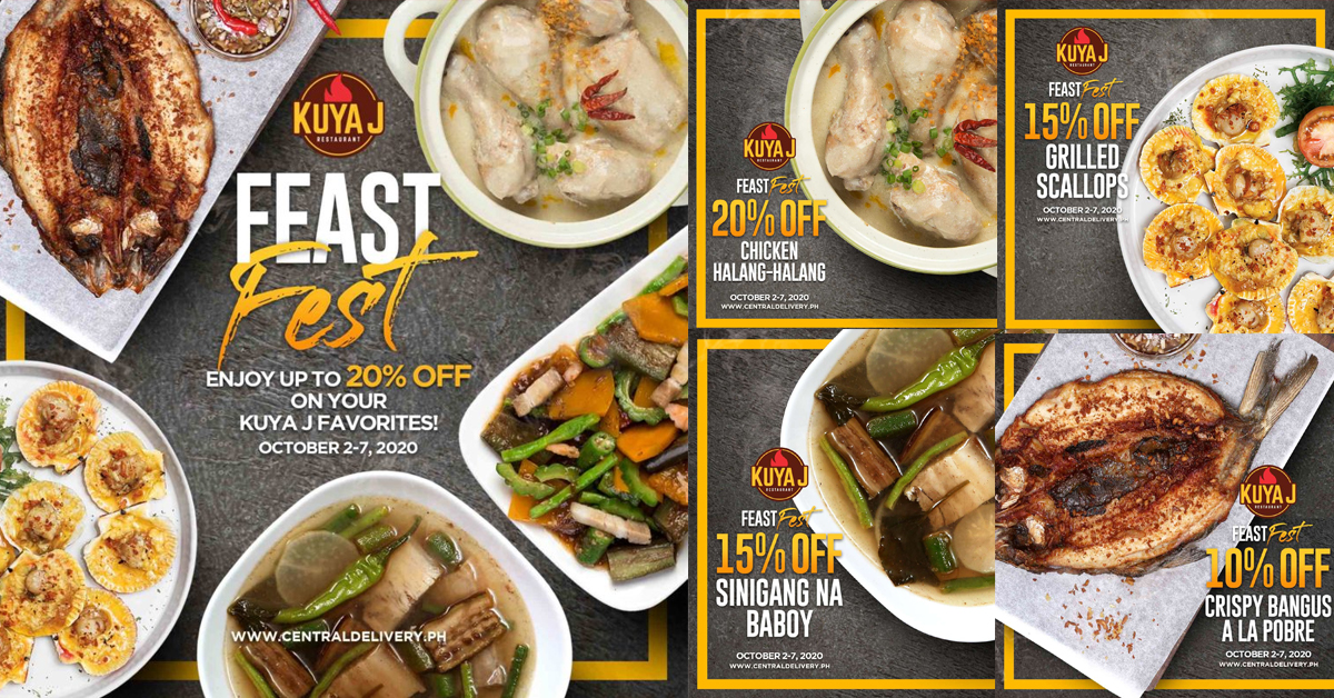 Kuya J October Feast Fest Via Central Delivery Manila On Sale