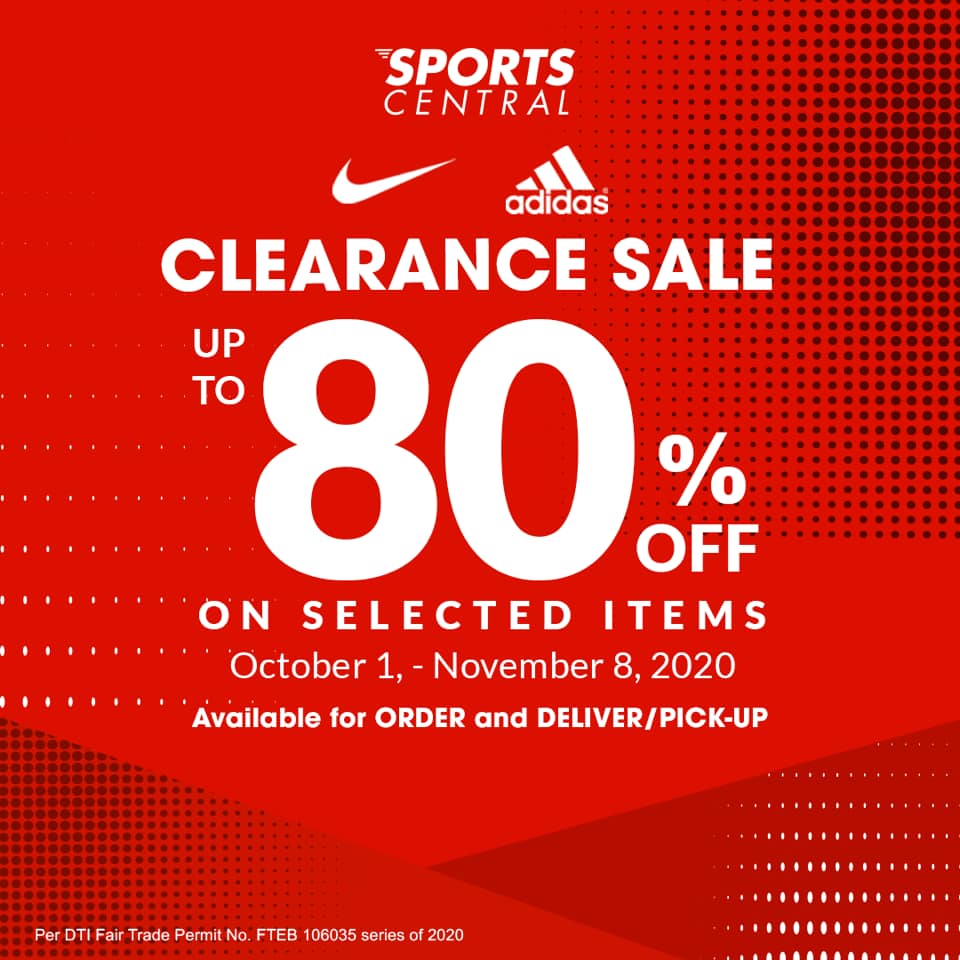 Sports Central up to 80 OFF Clearance Sale Manila On Sale