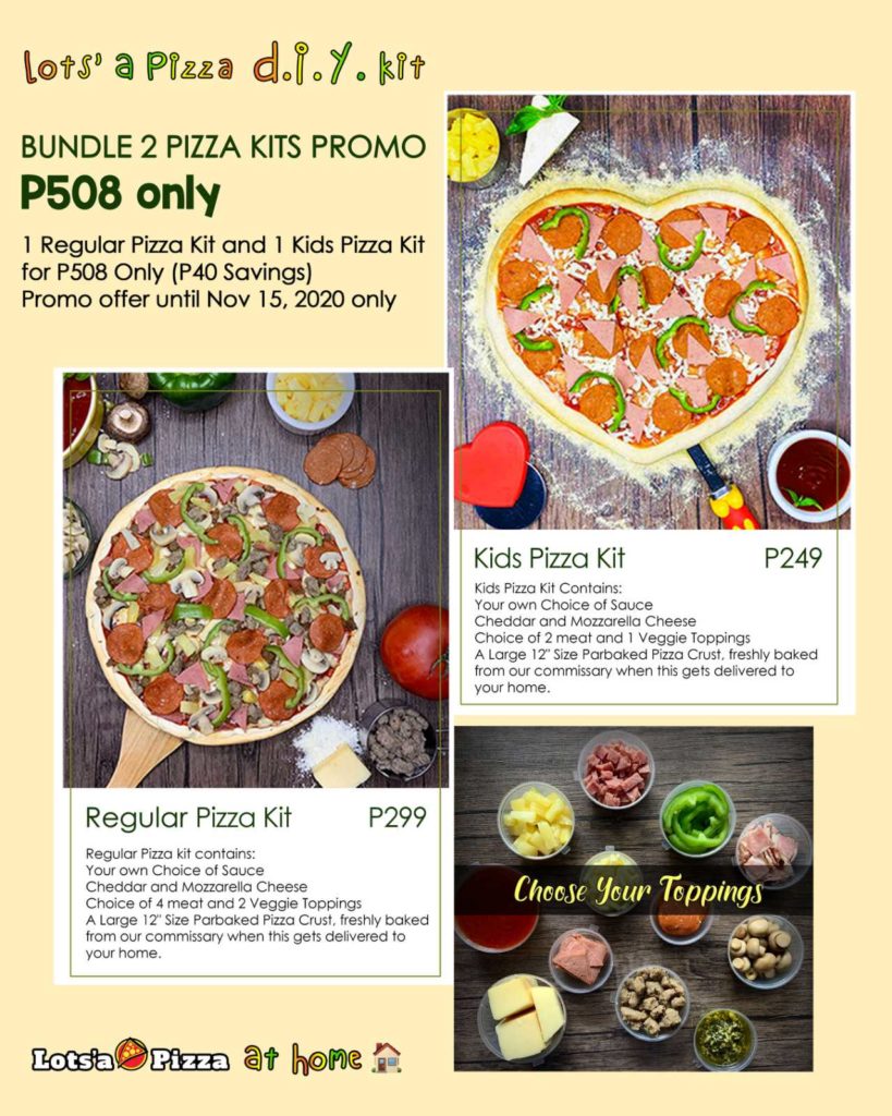 Lots A Pizza DIY Kit Bundle Promo | Manila On Sale