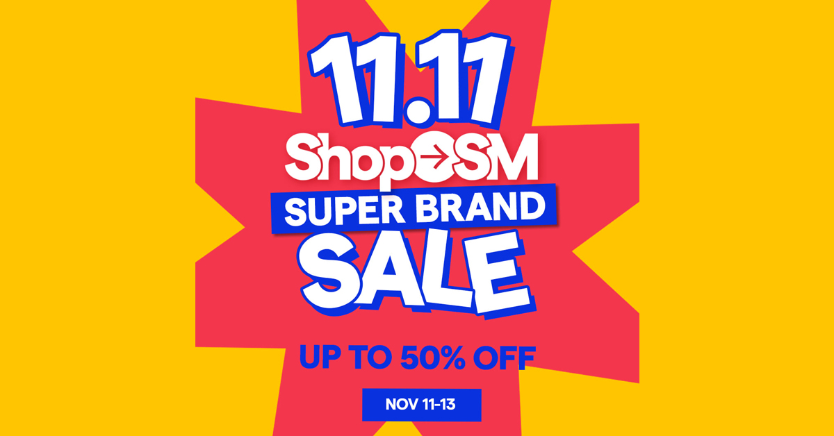 Shop SM 11.11 Super Brand Sale | Manila On Sale