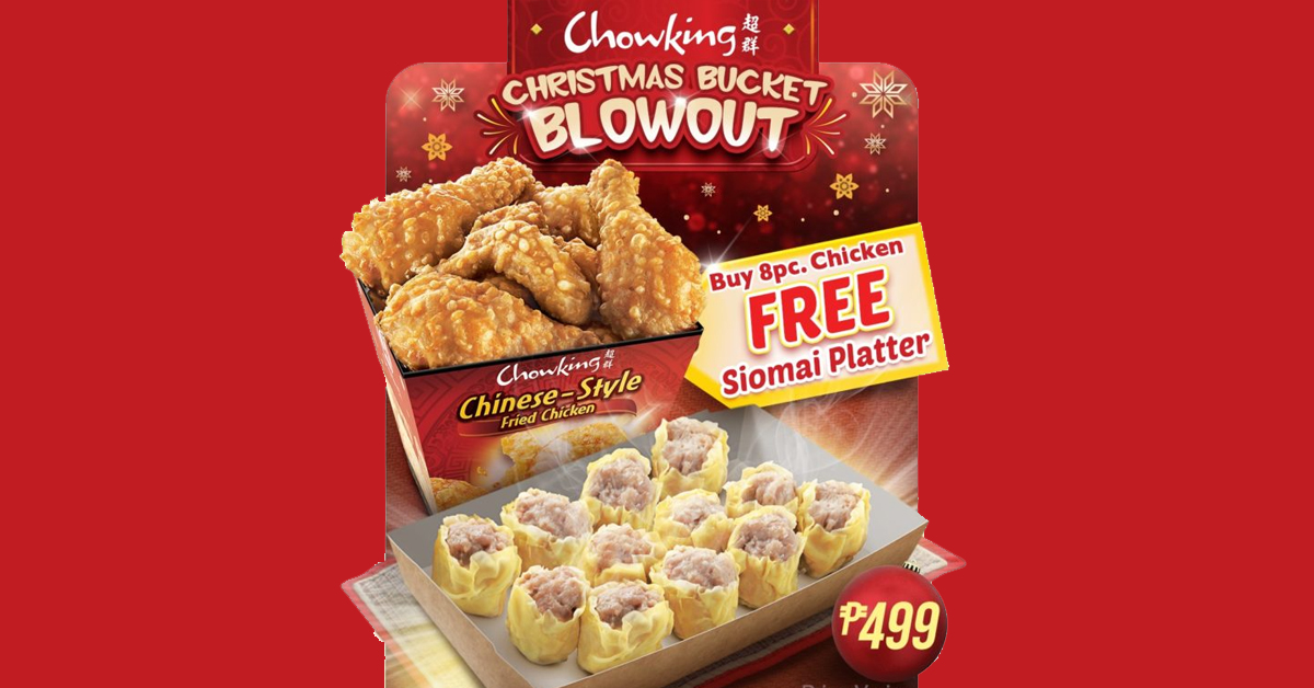 Chowking Platter Menu