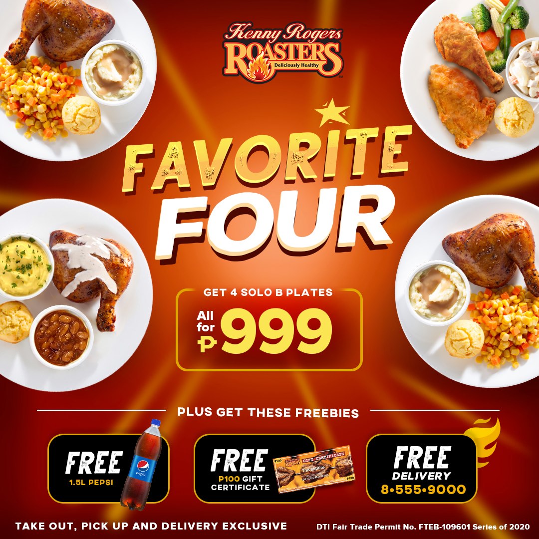 Kenny rogers deals delivery