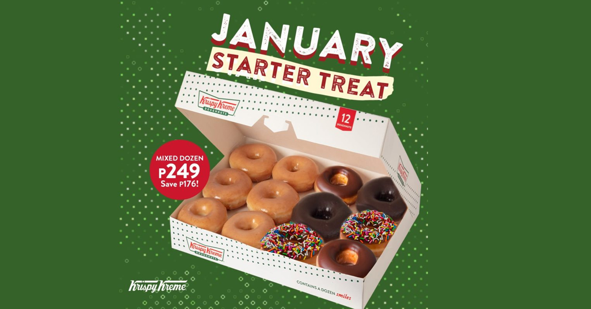 Krispy Kreme January Starter Treat! | Manila On Sale