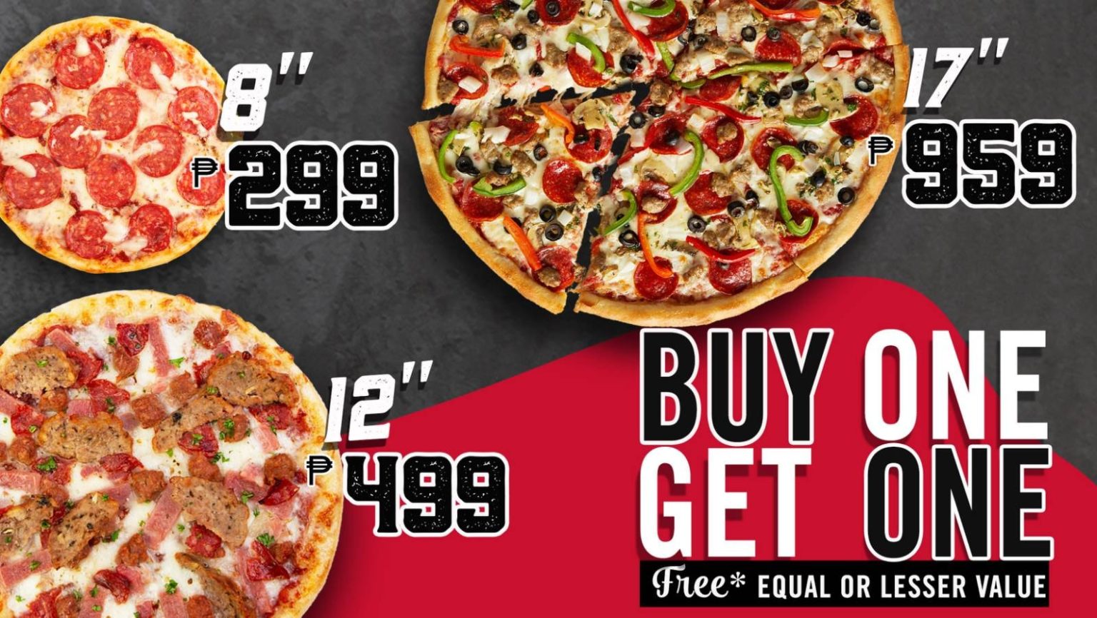 Sbarro BUY 1 GET 1 Pizza Promo | Manila On Sale