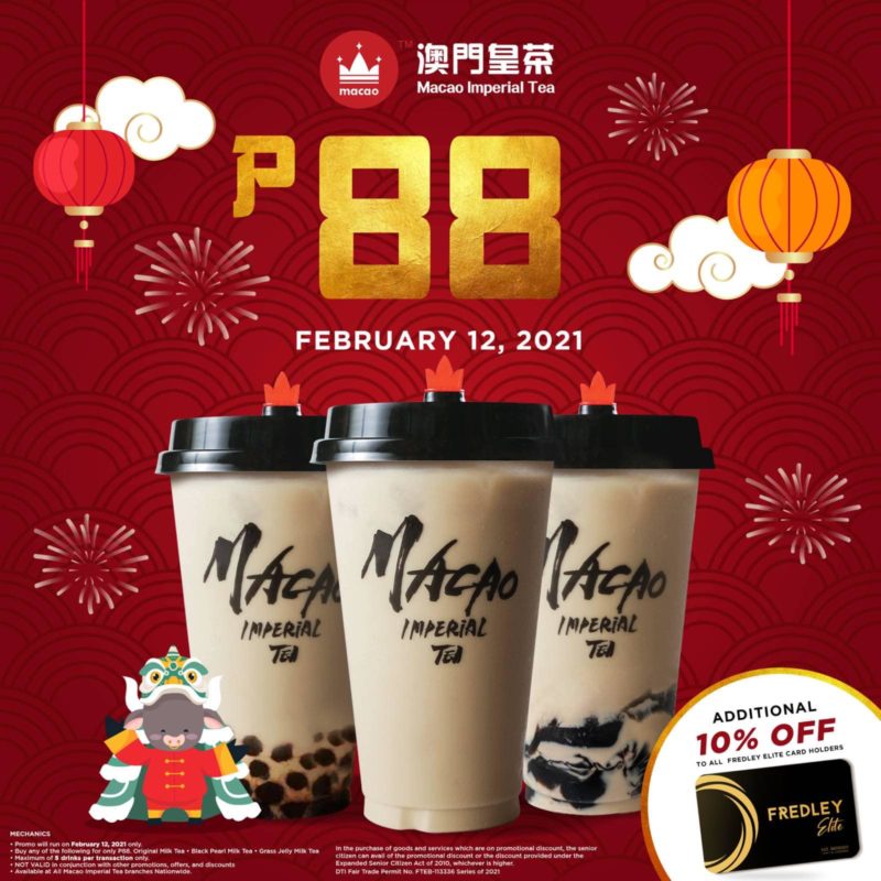 Macao Imperial Tea – P88 Chinese New Year Promo | Manila On Sale