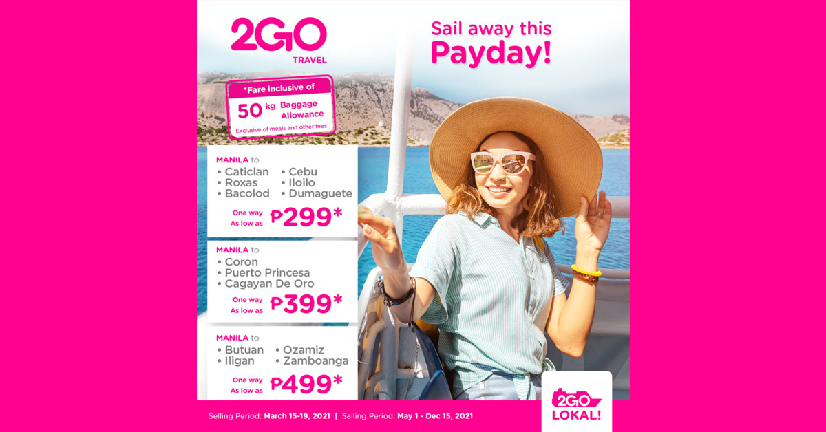 2GO Travel – Labor Day Promo | Manila On Sale