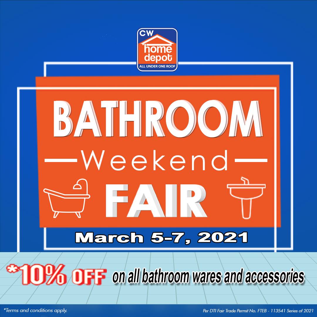 CW Home Depot Bathroom Weekend Fair Manila On Sale