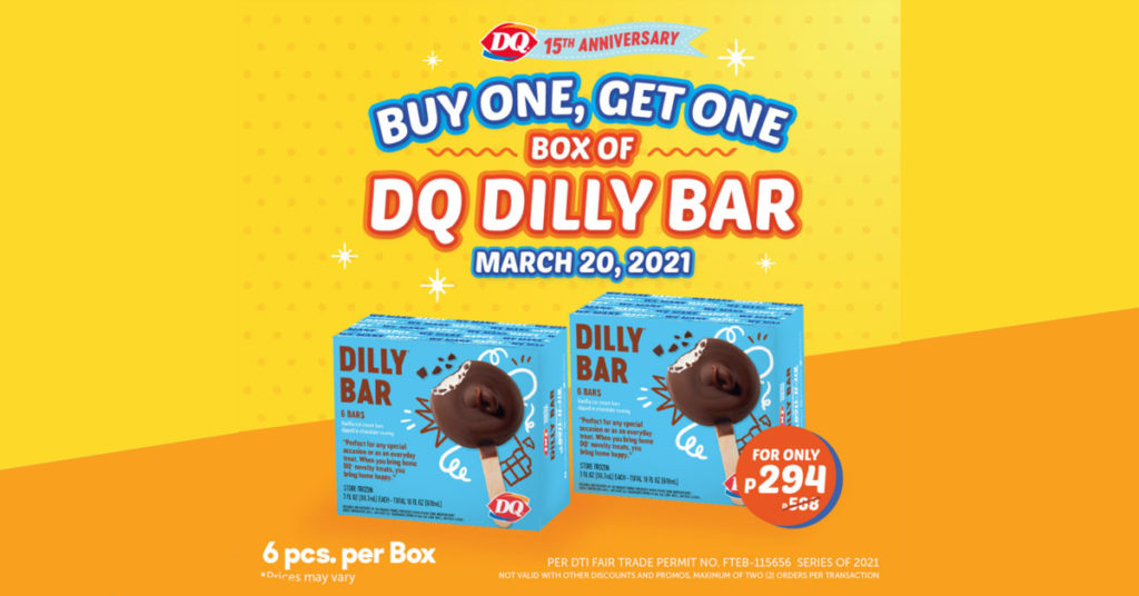 Dairy Queen Buy 1 Take 1 Dilly Bar Promo