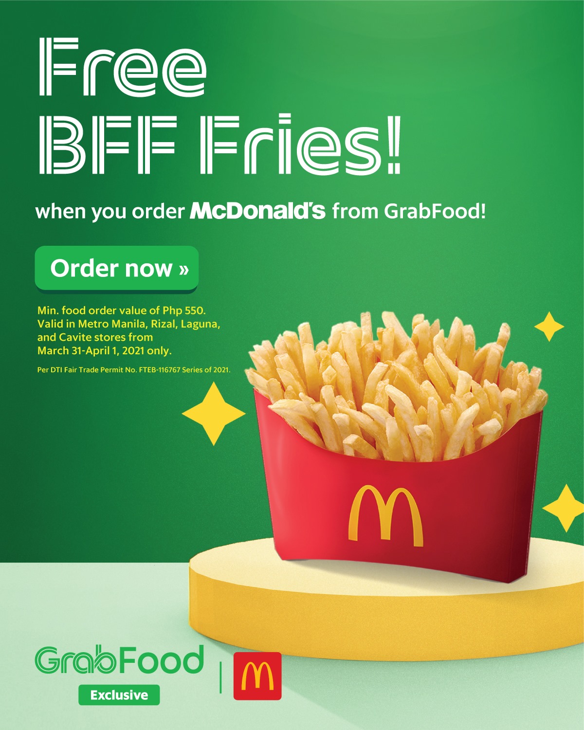 McDonald s FREE BFF Fries Promo Manila On Sale