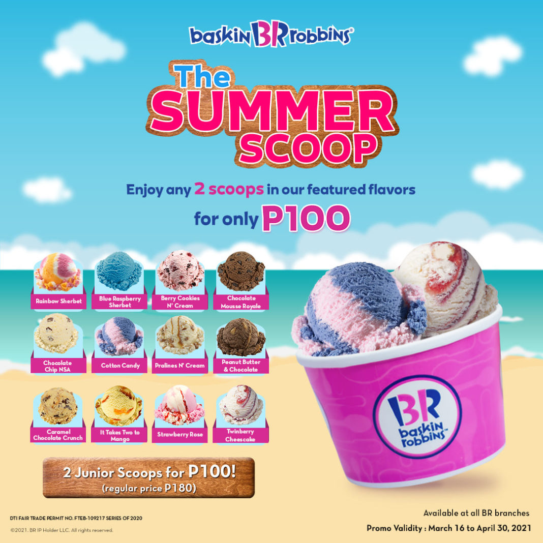 Baskin Robbins Summer Scoops Promo Manila On Sale