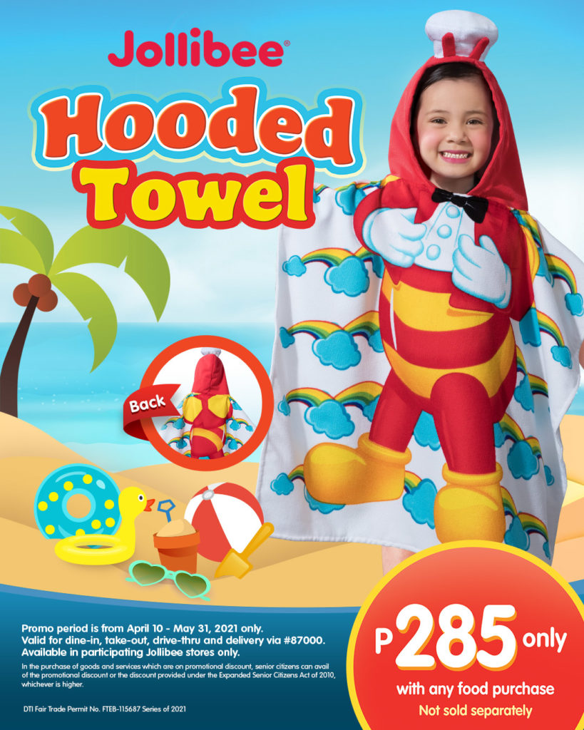 Jollibee – Hooded Towel Summer Promo | Manila On Sale