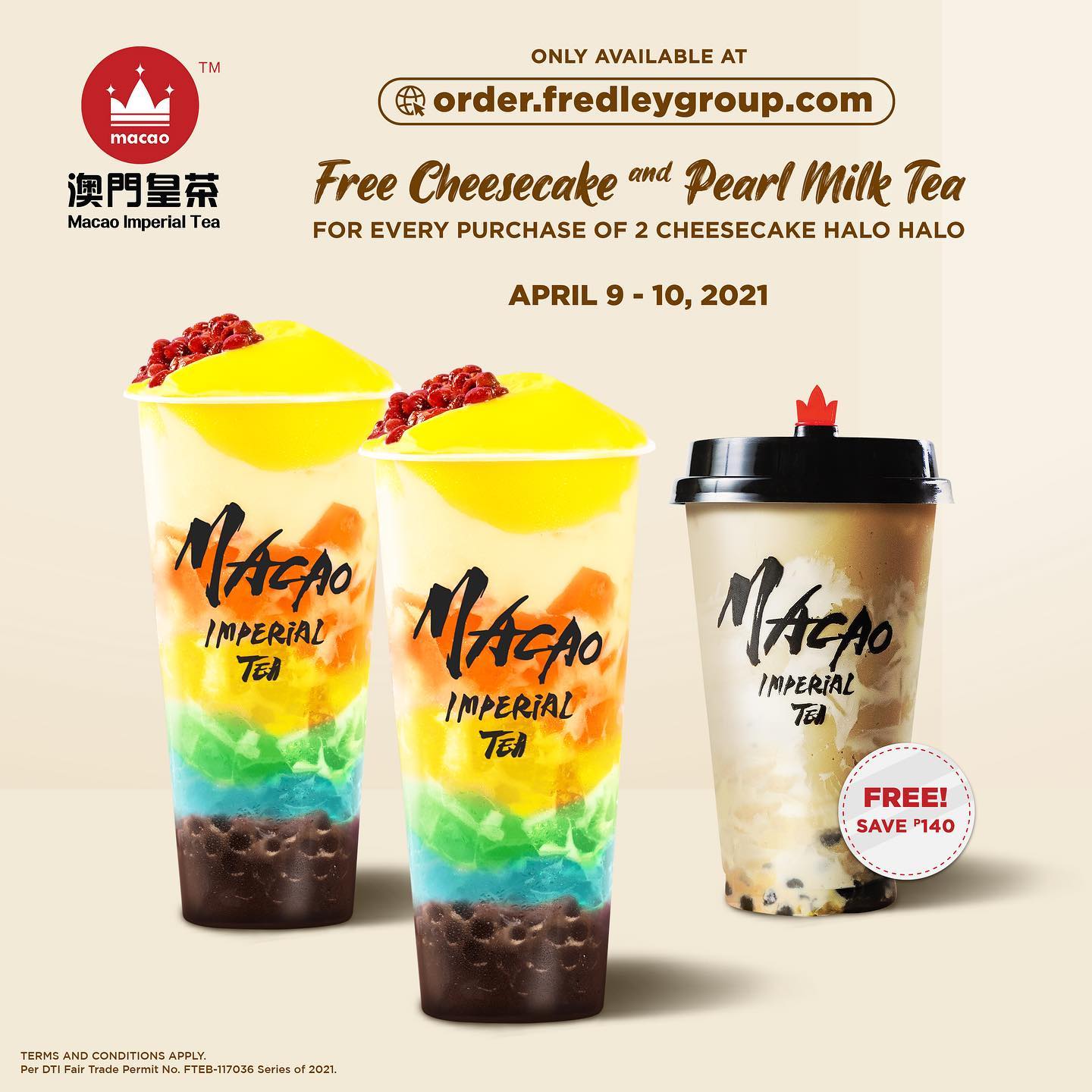 Macao Imperial Tea – Cheesecake Halo Halo Promo | Manila On Sale