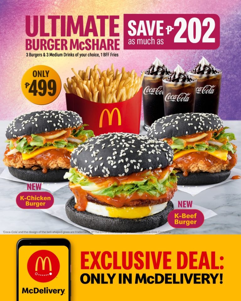 McDonald’s – Ultimate Burger McShare Promo (Save P202) | Manila On Sale