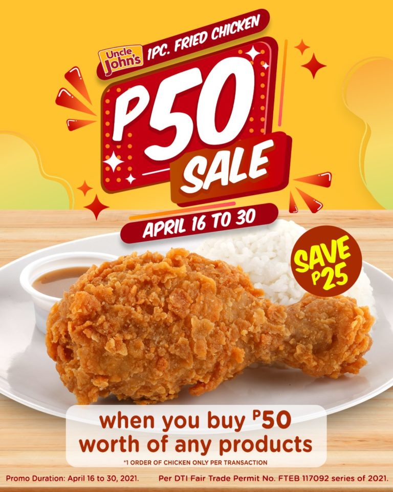 Ministop – P50 Fried Chicken Meal Promo | Manila On Sale