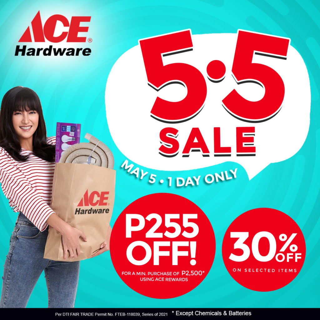 Ace Hardware – 5.5 SALE | Manila On Sale