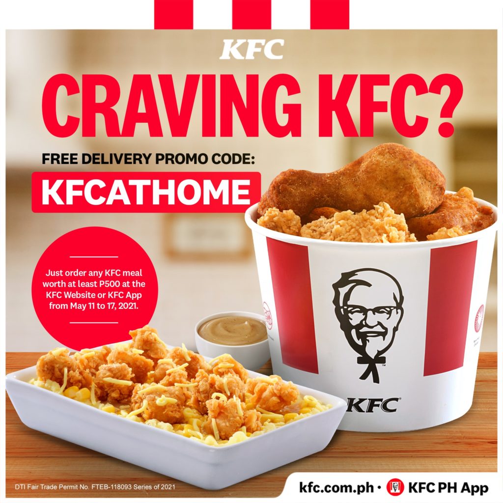 KFC – FREE Delivery Promo | Manila On Sale