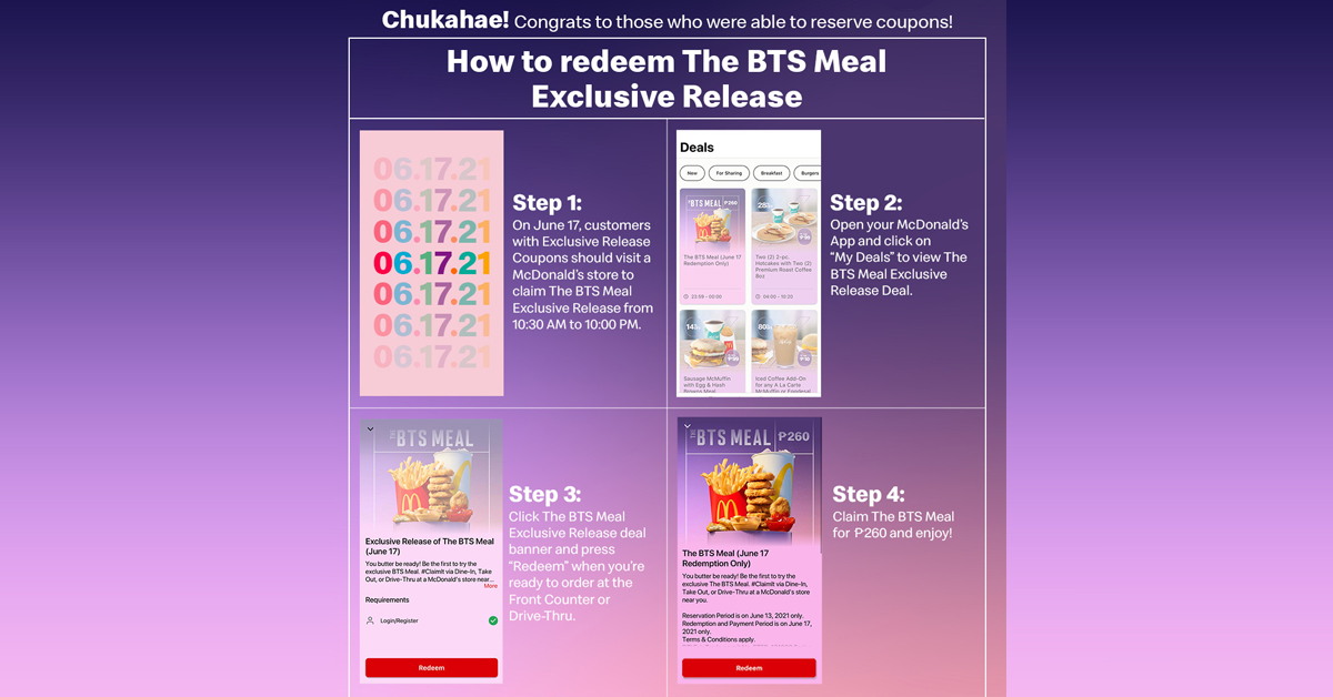 How to claim your MCDO BTS Meal Safely on June 17 | Manila On Sale