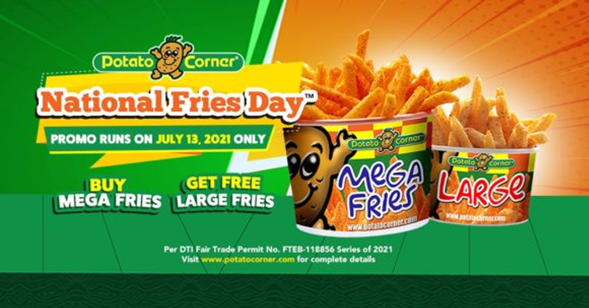 Potato Corner National Fries Day Manila On Sale