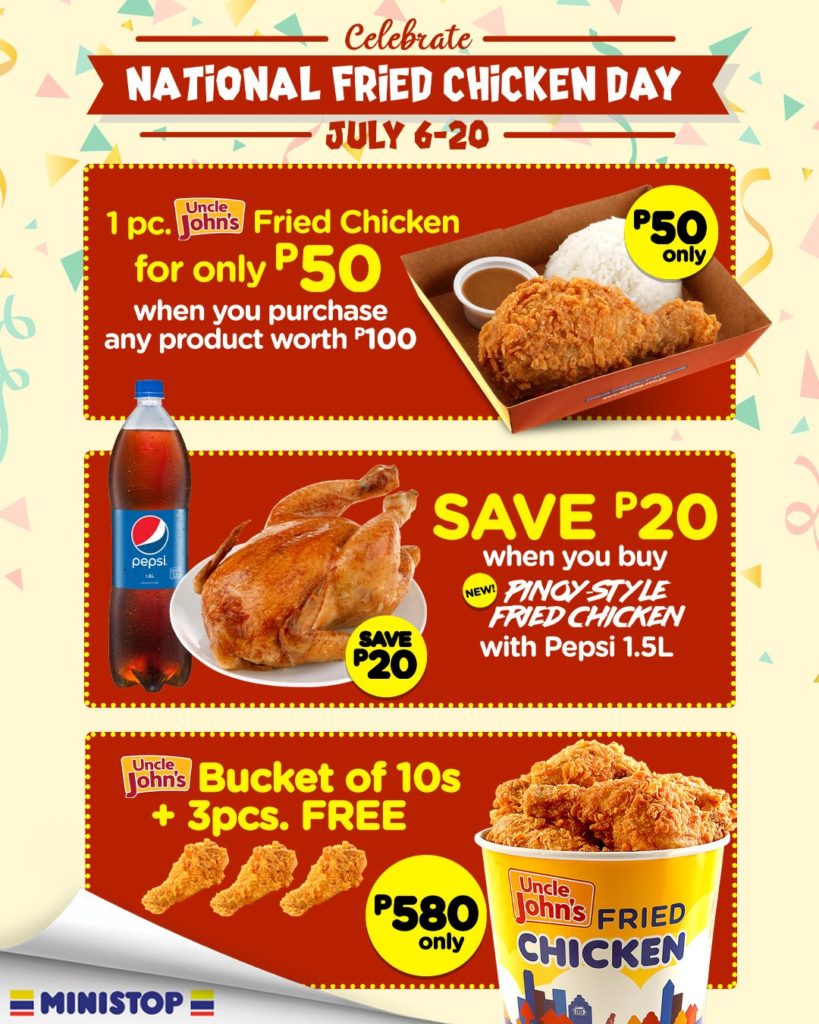 Ministop National Fried Chicken Day Promo Manila On Sale