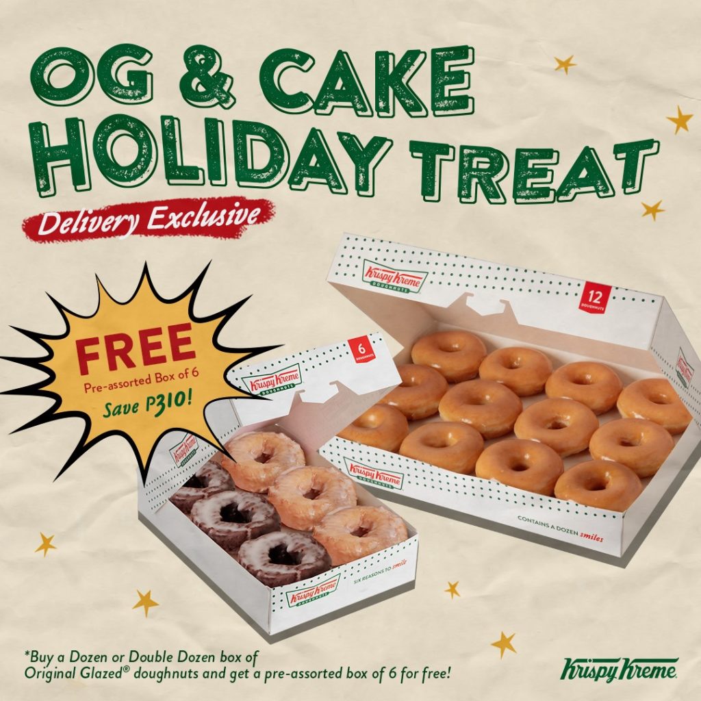 Krispy Kreme Og And Cake Holiday Treat Save P310 Manila On Sale 0162