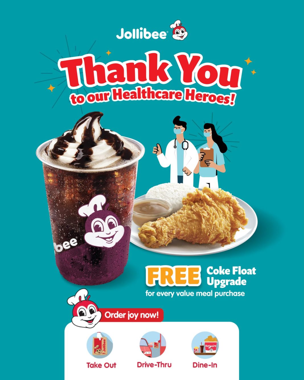 jollibee-free-coke-float-upgrade-for-healthcare-heroes-manila-on-sale